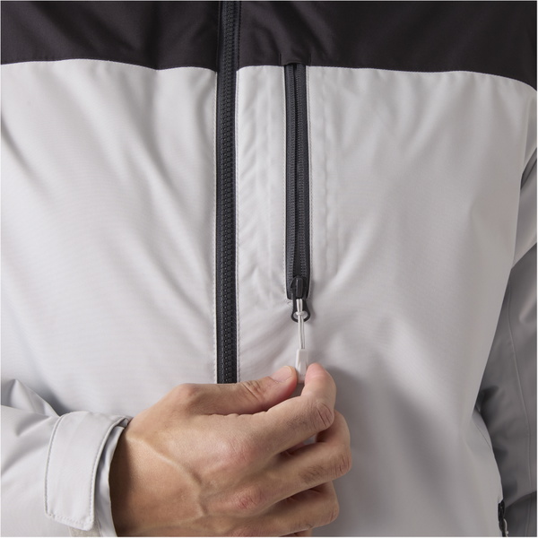 2026 Helly Hansen Mens Crew Hooded Pile Jacket 34526 - Grey Fog